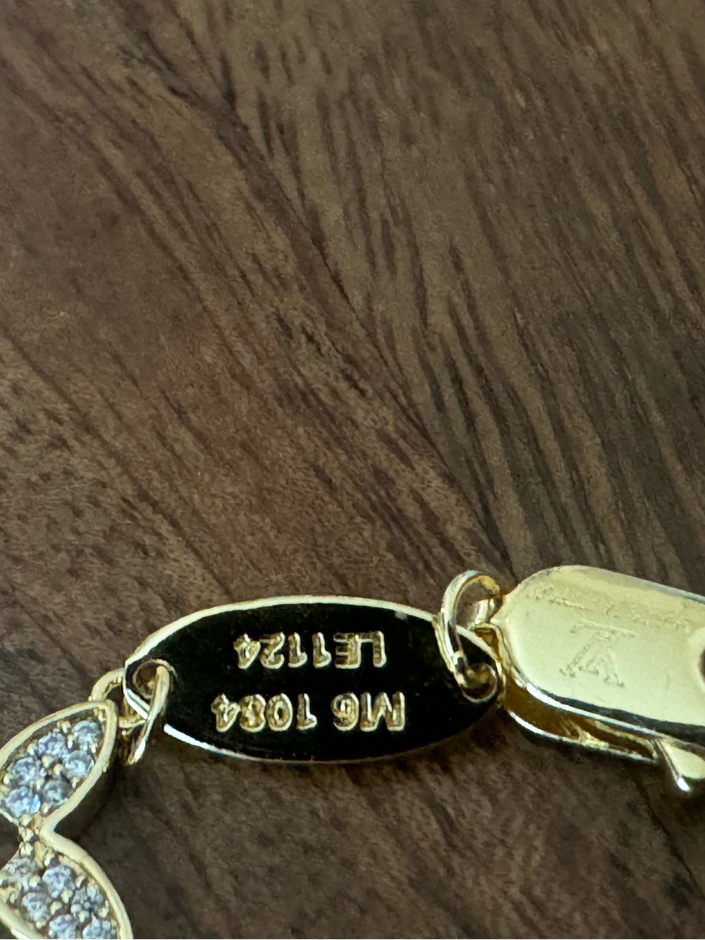 Louis Vuitton Gold Charm Bracelet with Monogram Motifs - Picture 7 of 13